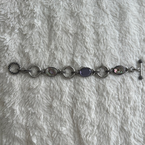 Lia Sophia Accessories - Lia Sophia Silver and Purple Accent Bracelet